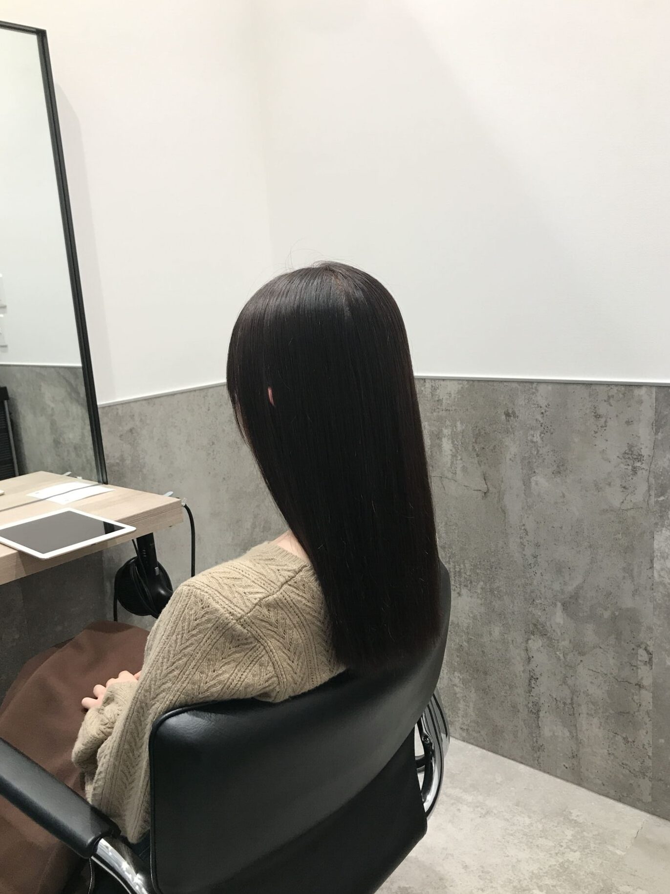 ハイライトを消した後のお客様2